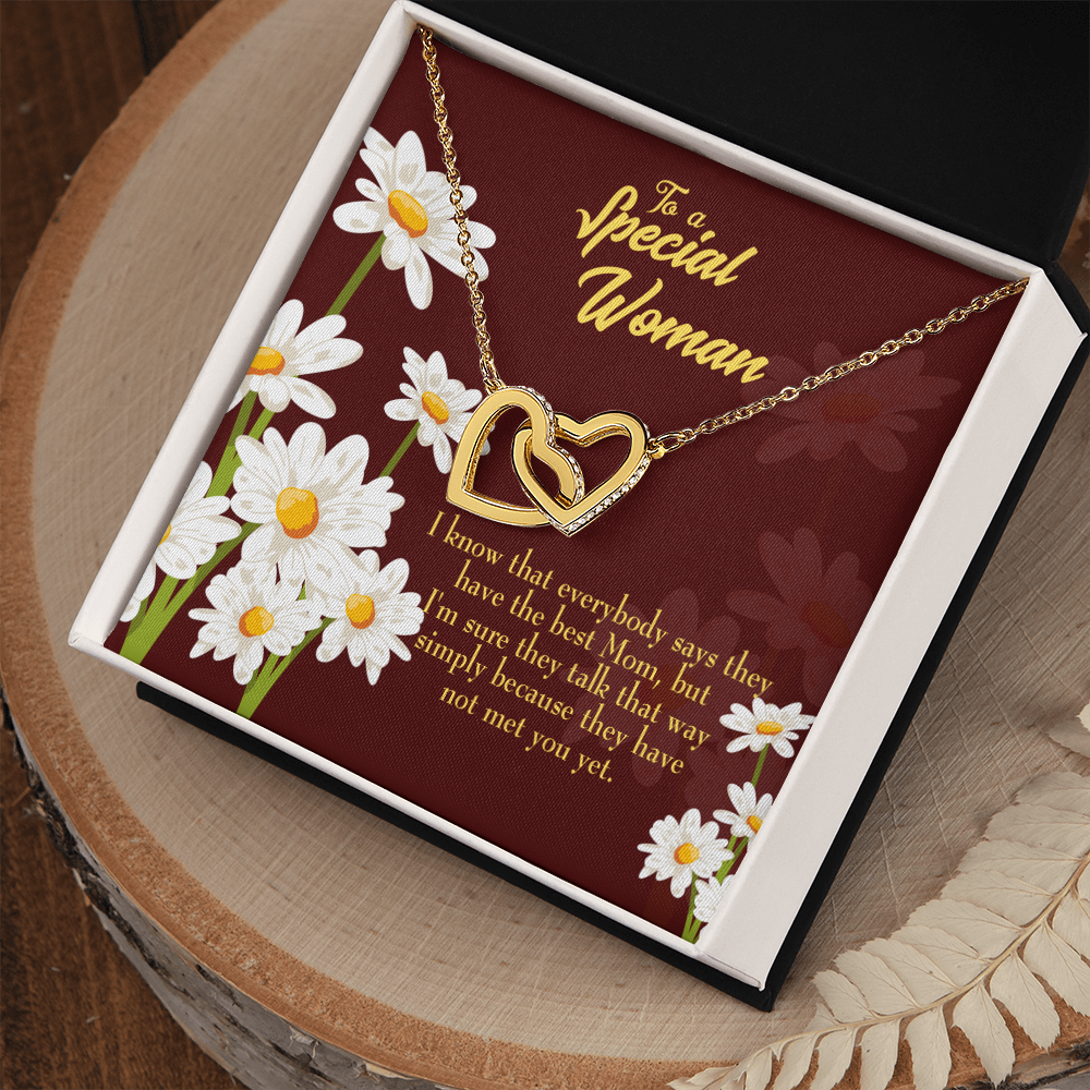 To Mom Everybody Have The Best Mom Inseparable Necklace-Express Your Love Gifts