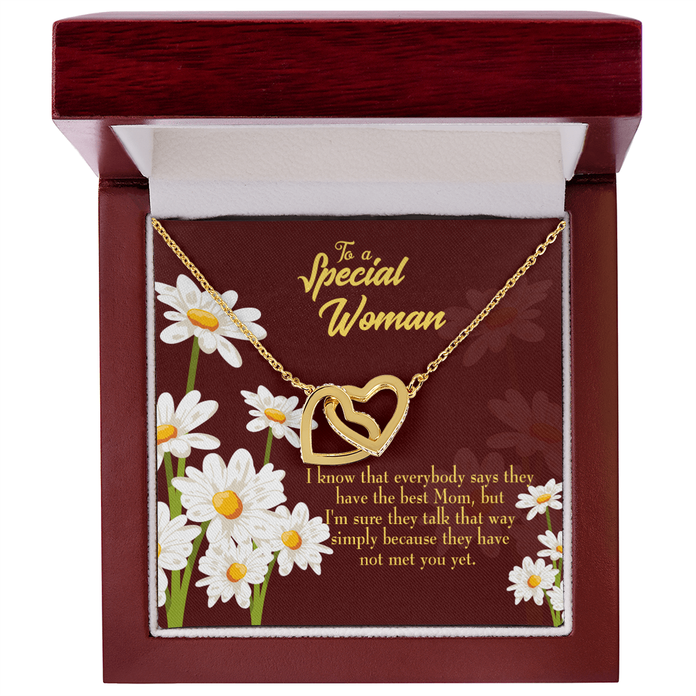 To Mom Everybody Have The Best Mom Inseparable Necklace-Express Your Love Gifts