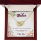 To Mom I Love You Forever Inseparable Necklace-Express Your Love Gifts