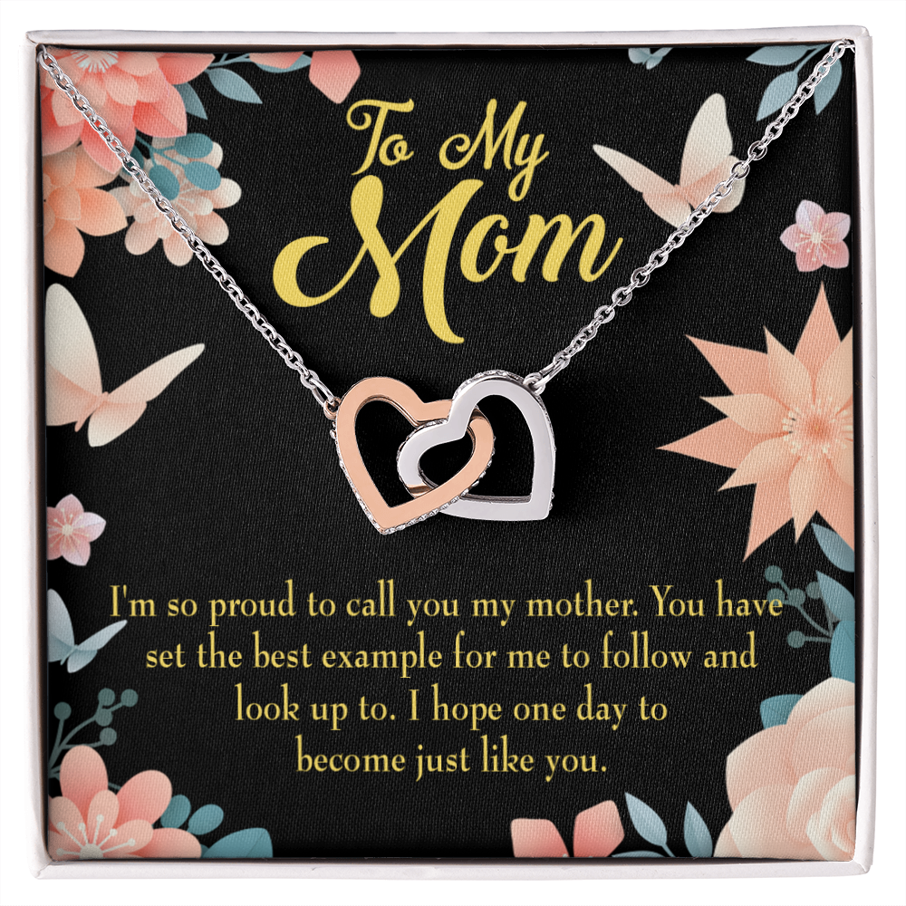 To Mom I'm so Proud Inseparable Necklace-Express Your Love Gifts