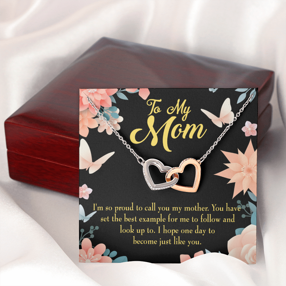 To Mom I'm so Proud Inseparable Necklace-Express Your Love Gifts