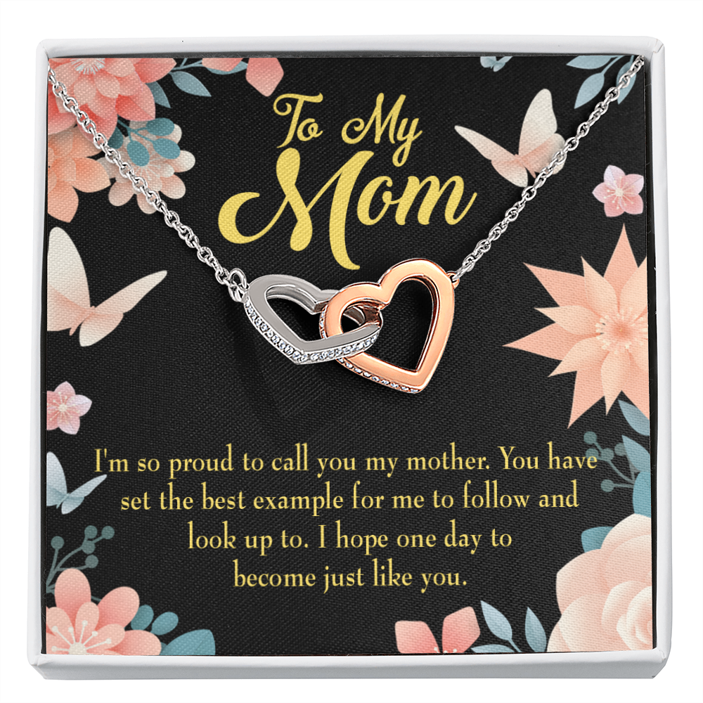 To Mom I'm so Proud Inseparable Necklace-Express Your Love Gifts