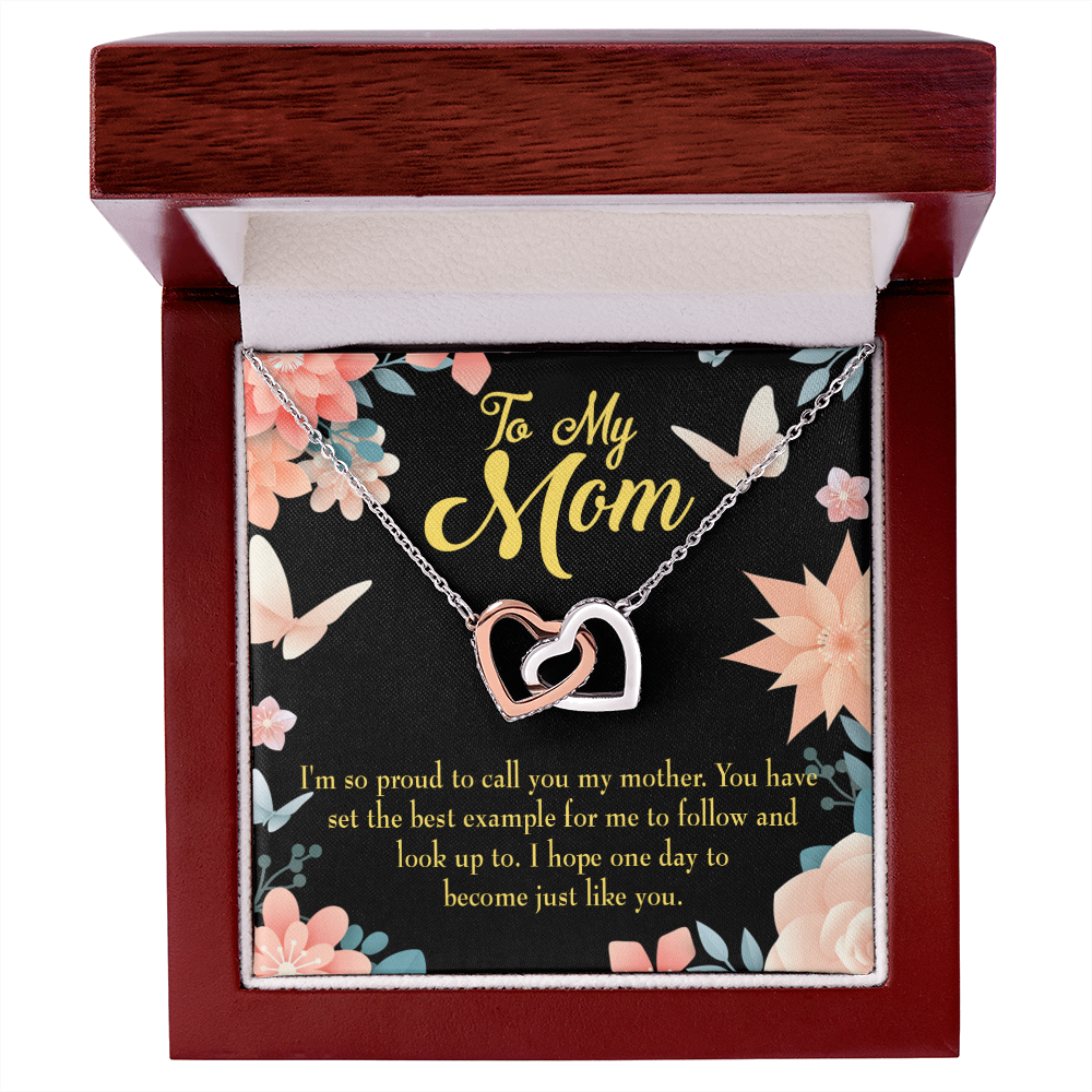 To Mom I'm so Proud Inseparable Necklace-Express Your Love Gifts