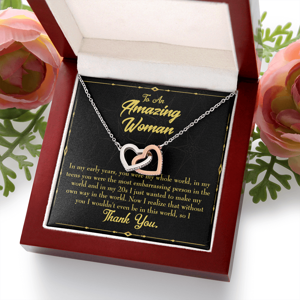 To Mom In Early Years Inseparable Necklace-Express Your Love Gifts