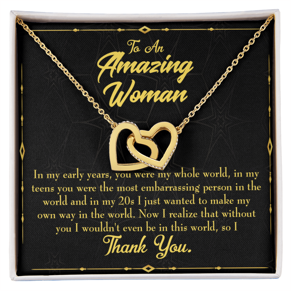 To Mom In Early Years Inseparable Necklace-Express Your Love Gifts