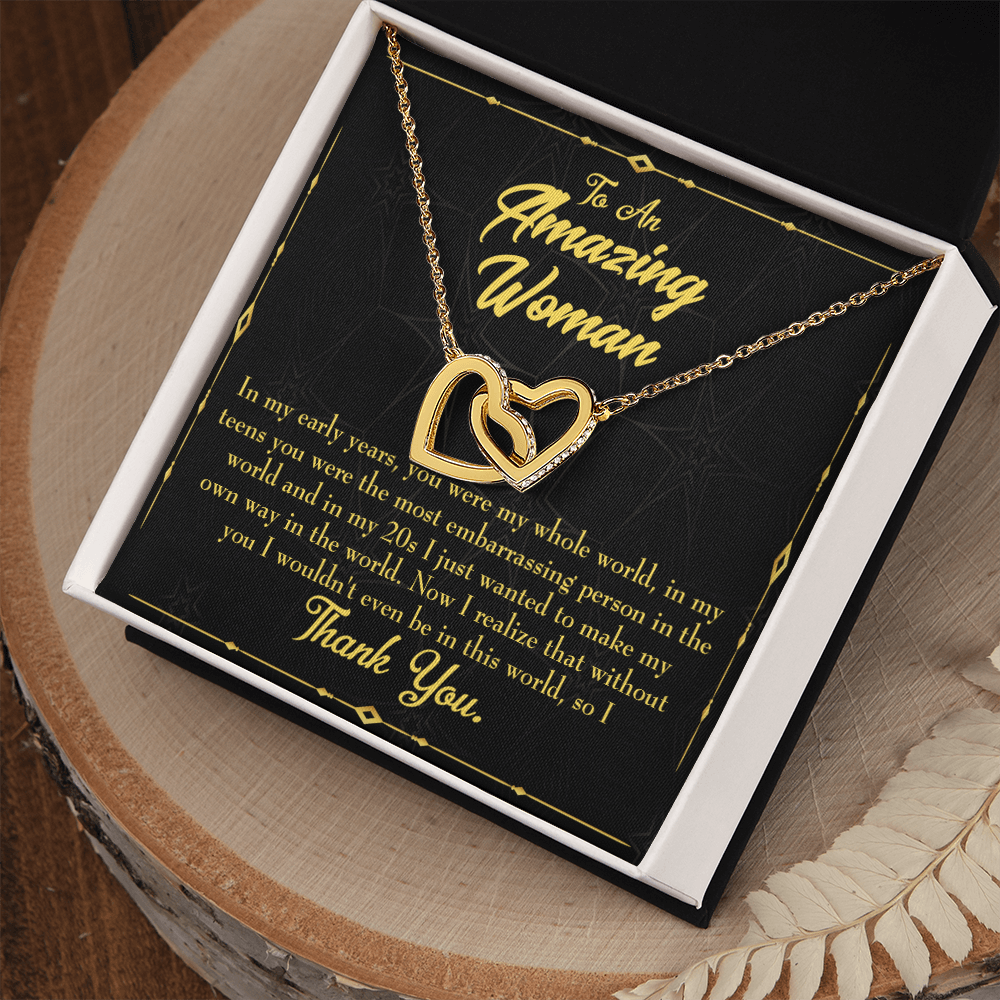 To Mom In Early Years Inseparable Necklace-Express Your Love Gifts