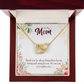 To Mom Irreplaceable Mom Inseparable Necklace-Express Your Love Gifts
