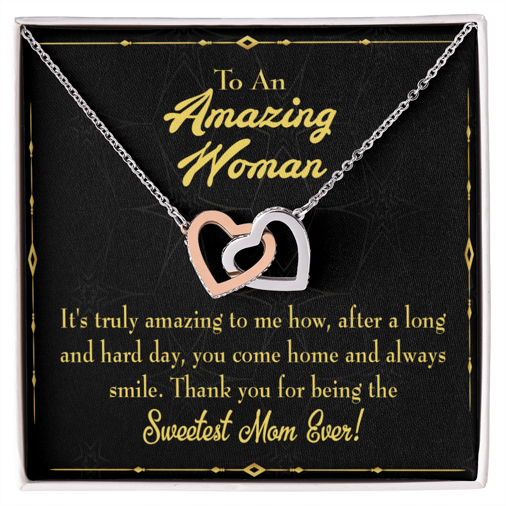 To Mom It's Truly Amazing Inseparable Necklace-Express Your Love Gifts