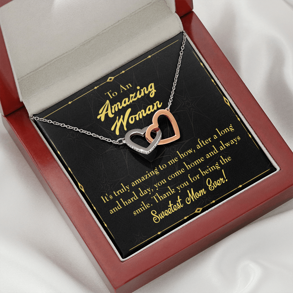 To Mom It's Truly Amazing Inseparable Necklace-Express Your Love Gifts