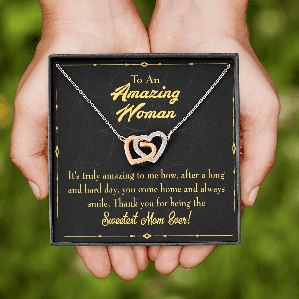 To Mom It's Truly Amazing Inseparable Necklace-Express Your Love Gifts