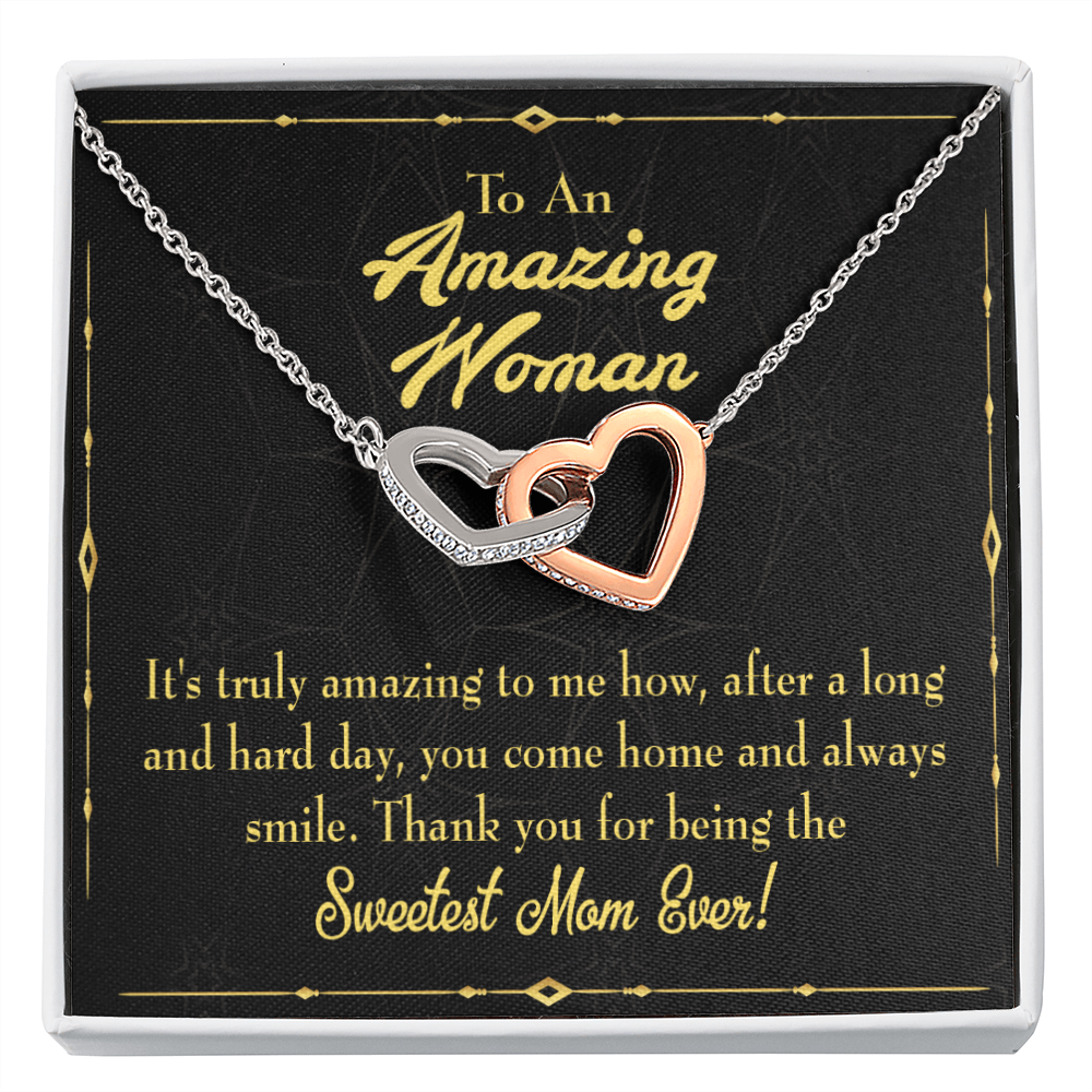 To Mom It's Truly Amazing Inseparable Necklace-Express Your Love Gifts