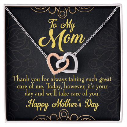 To Mom It's Your Day Inseparable Necklace-Express Your Love Gifts