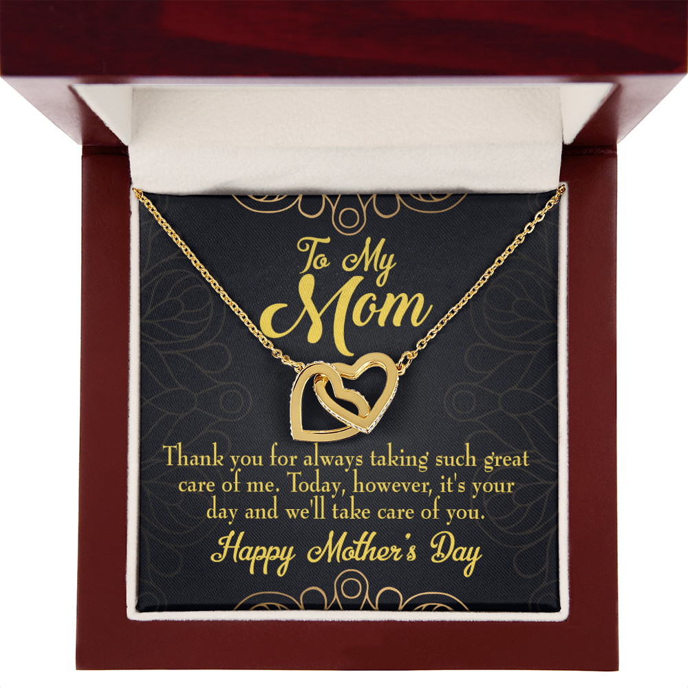 To Mom It's Your Day Inseparable Necklace-Express Your Love Gifts