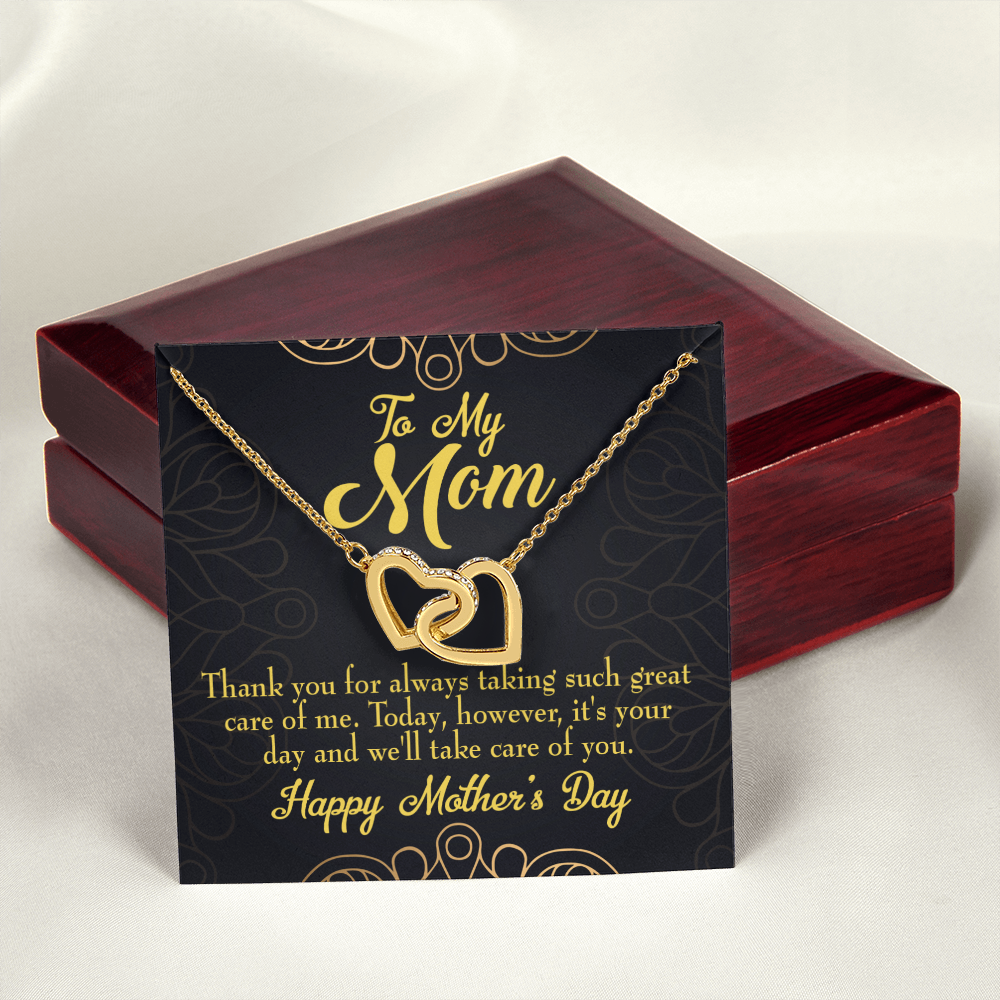 To Mom It's Your Day Inseparable Necklace-Express Your Love Gifts