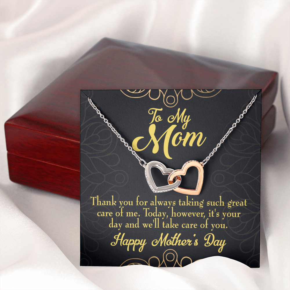 To Mom It's Your Day Inseparable Necklace-Express Your Love Gifts