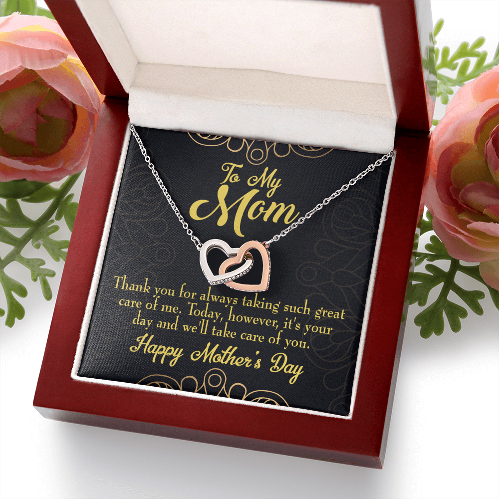 To Mom It's Your Day Inseparable Necklace-Express Your Love Gifts