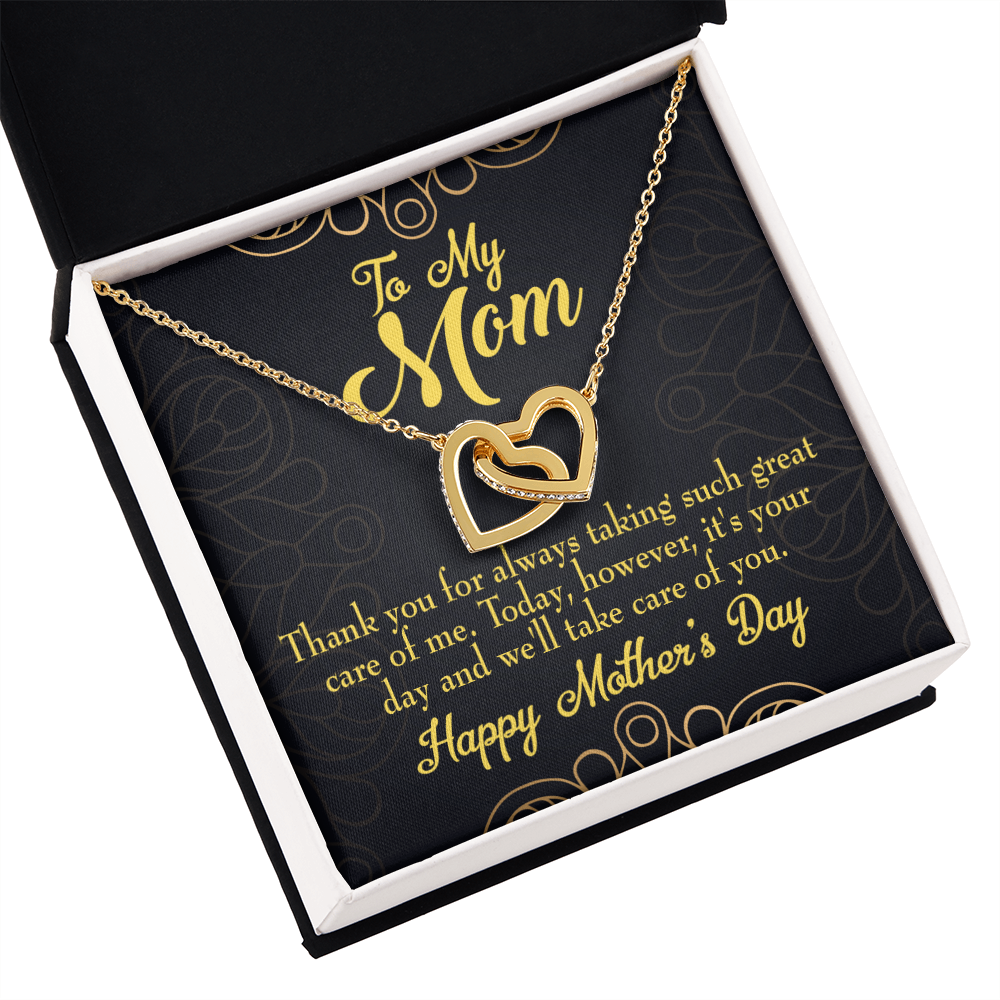 To Mom It's Your Day Inseparable Necklace-Express Your Love Gifts