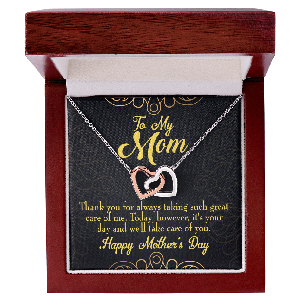 To Mom It's Your Day Inseparable Necklace-Express Your Love Gifts