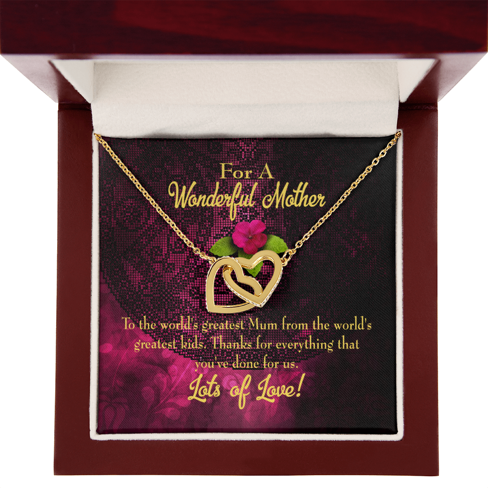 To Mom Kids to Mom Inseparable Necklace-Express Your Love Gifts