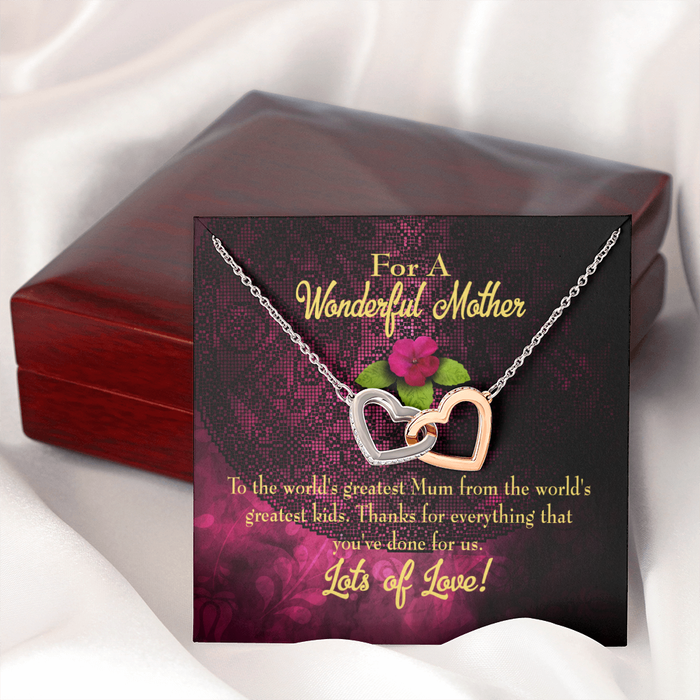 To Mom Kids to Mom Inseparable Necklace-Express Your Love Gifts