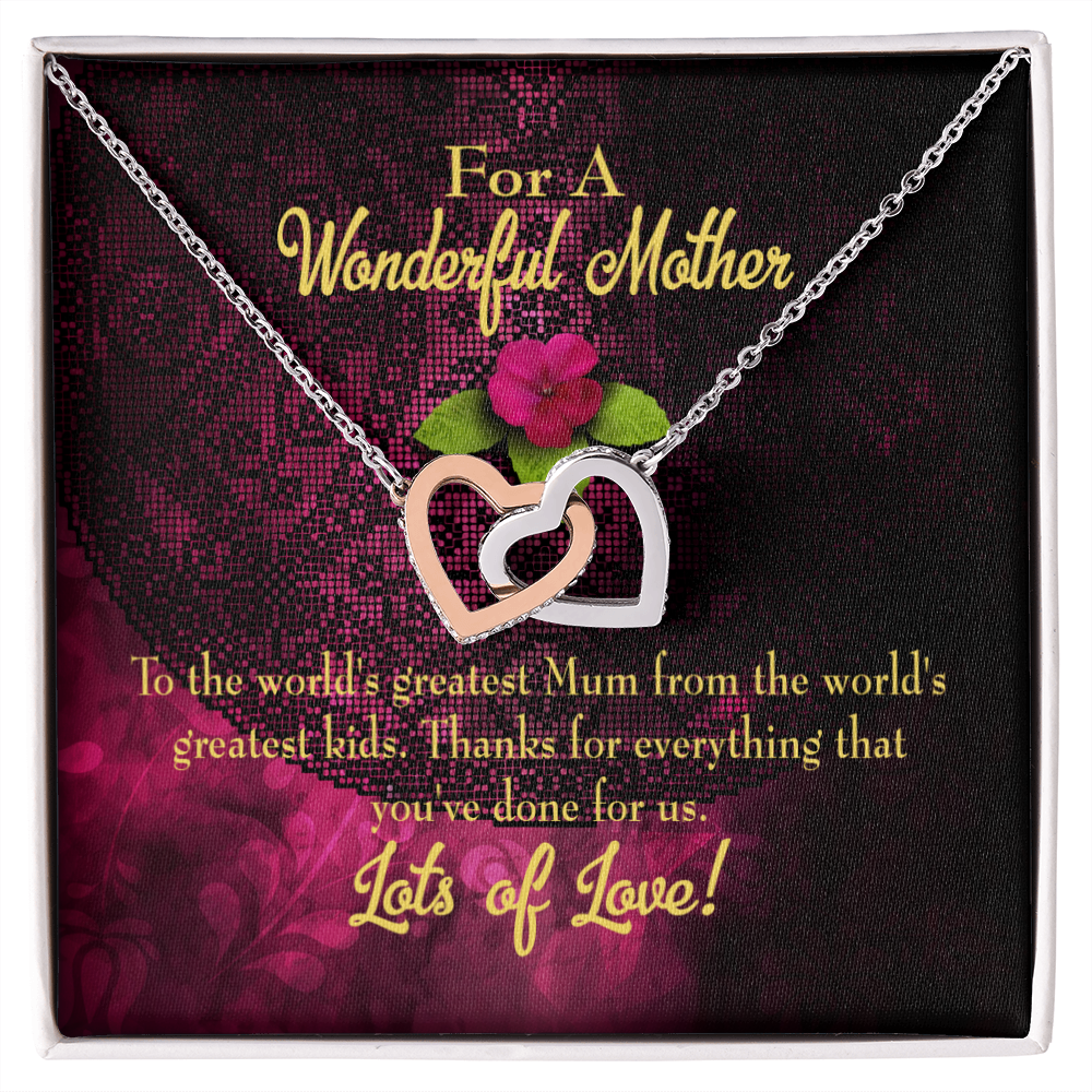 To Mom Kids to Mom Inseparable Necklace-Express Your Love Gifts