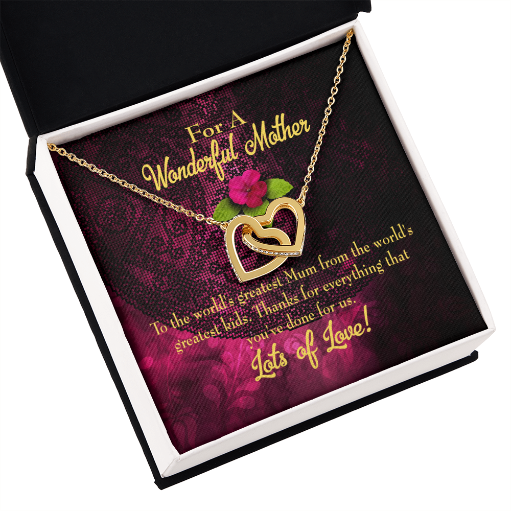 To Mom Kids to Mom Inseparable Necklace-Express Your Love Gifts