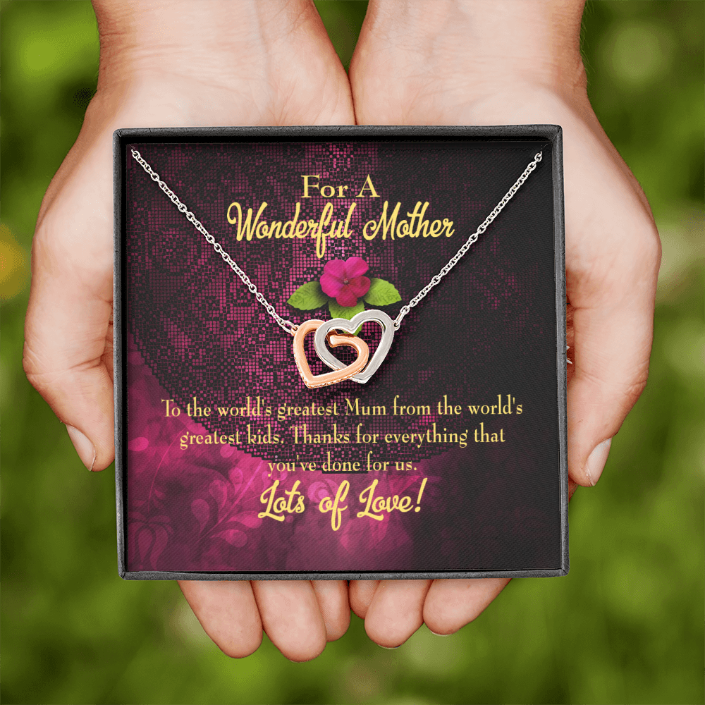 To Mom Kids to Mom Inseparable Necklace-Express Your Love Gifts