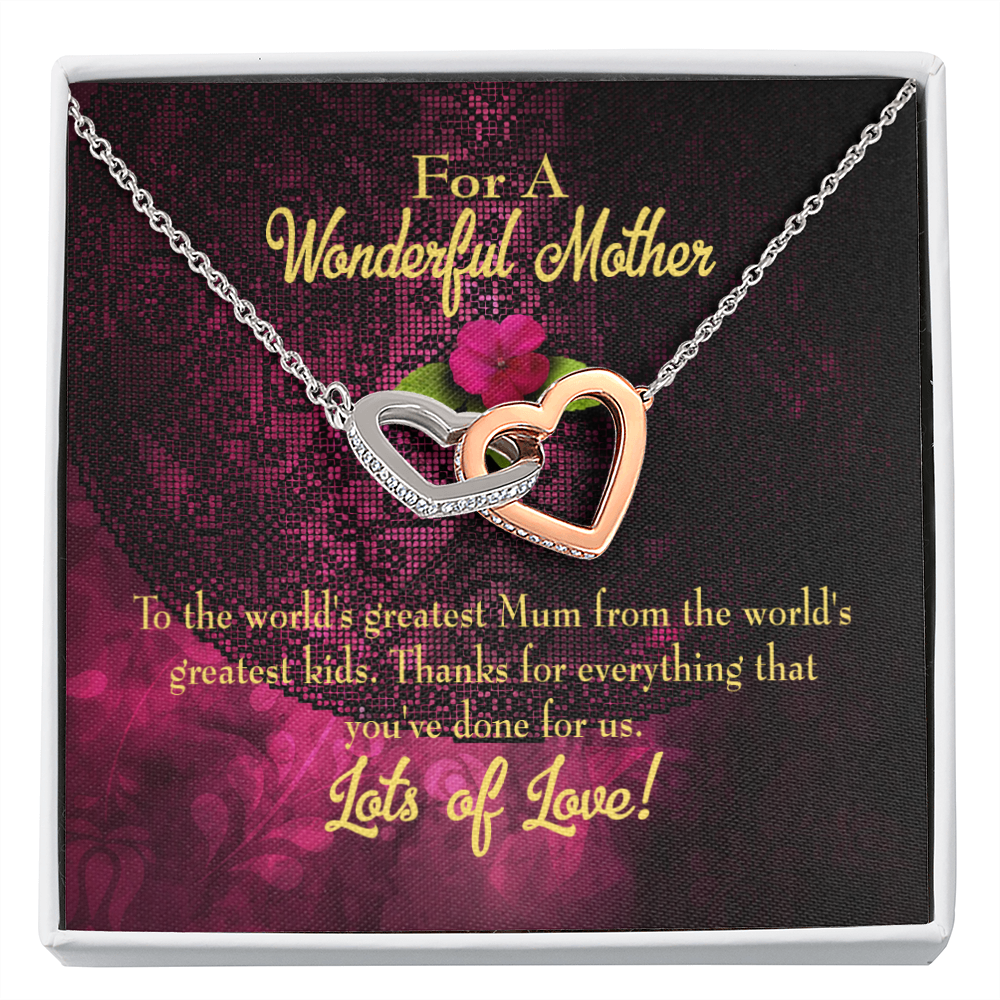 To Mom Kids to Mom Inseparable Necklace-Express Your Love Gifts