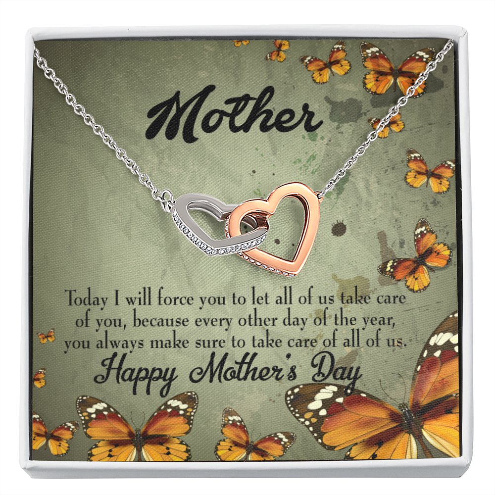 To Mom Let Us Take Care of You Inseparable Necklace-Express Your Love Gifts