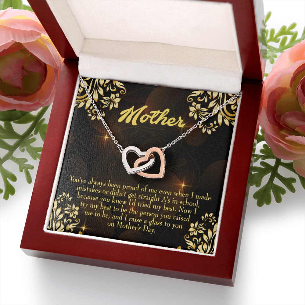 To Mom Love and Nortured Inseparable Necklace-Express Your Love Gifts