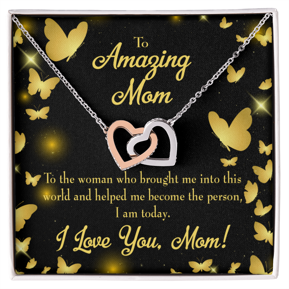 To Mom Love you Mom! Inseparable Necklace-Express Your Love Gifts