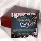 To Mom Loved and Pampered Inseparable Necklace-Express Your Love Gifts