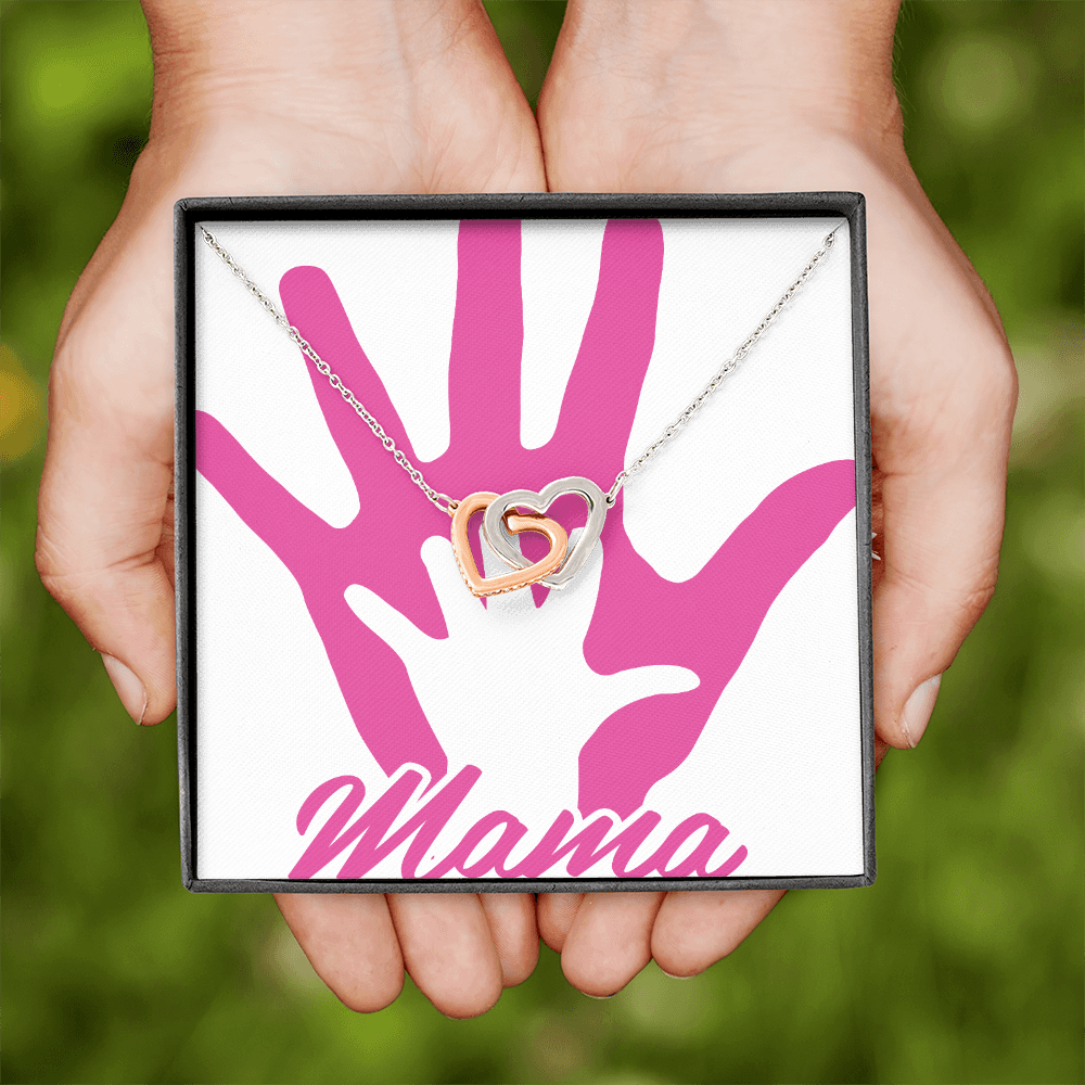 To Mom Mamas Hand Inseparable Necklace-Express Your Love Gifts