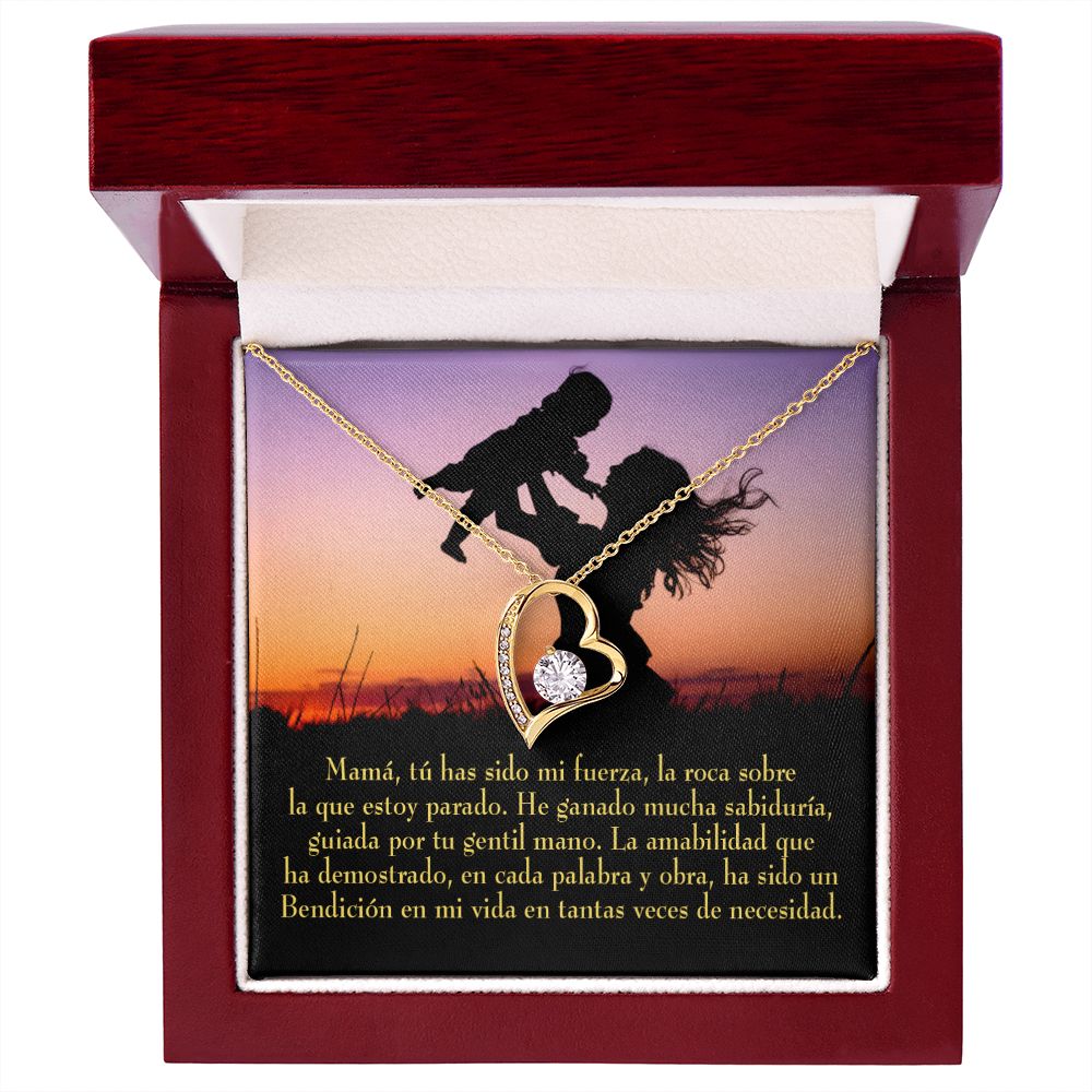 To Mom Message to Mom Forever Necklace w Message Card-Express Your Love Gifts