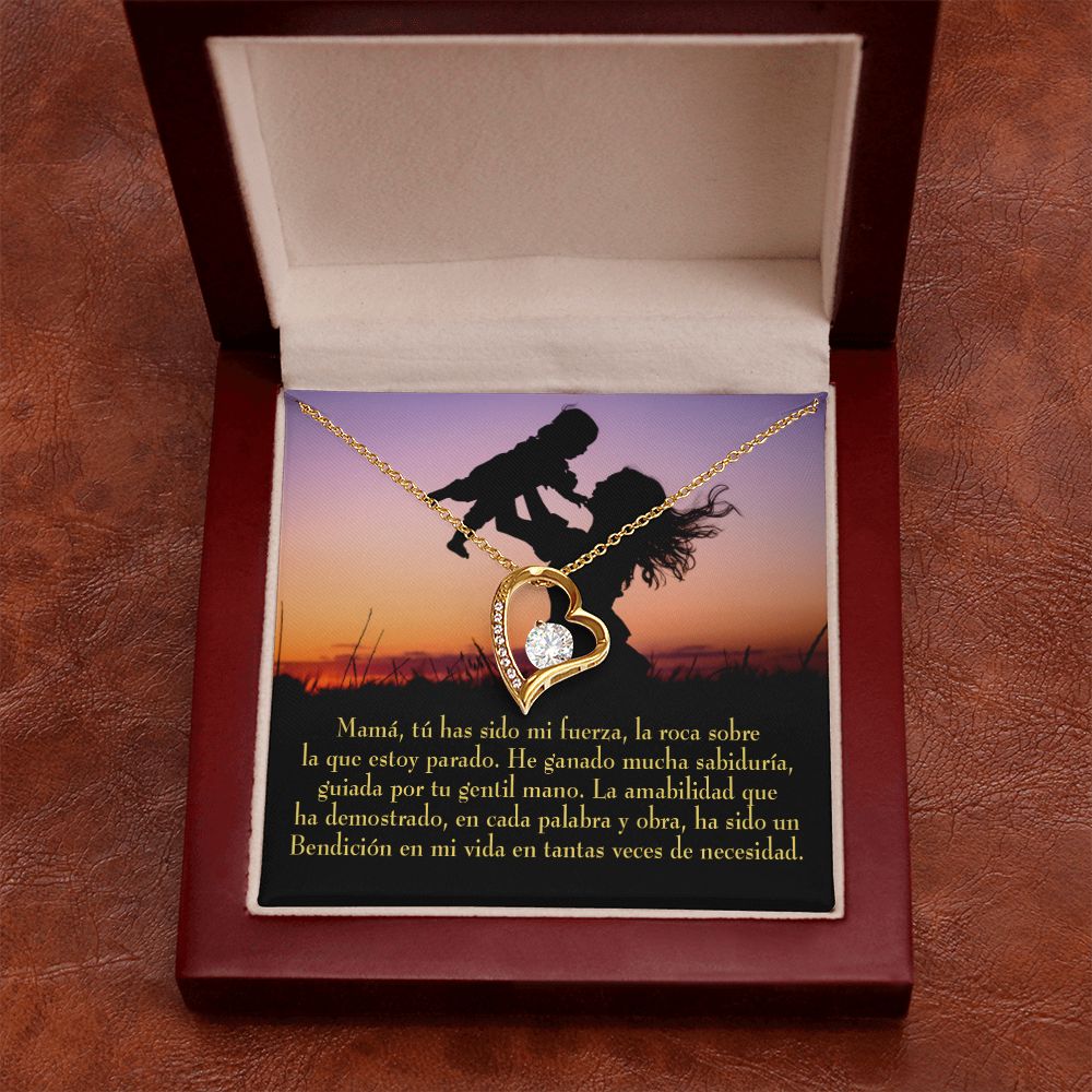 To Mom Message to Mom Forever Necklace w Message Card-Express Your Love Gifts