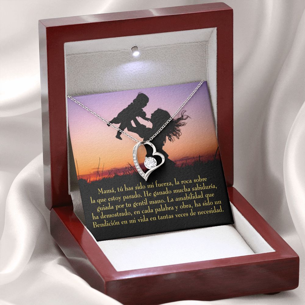 To Mom Message to Mom Forever Necklace w Message Card-Express Your Love Gifts