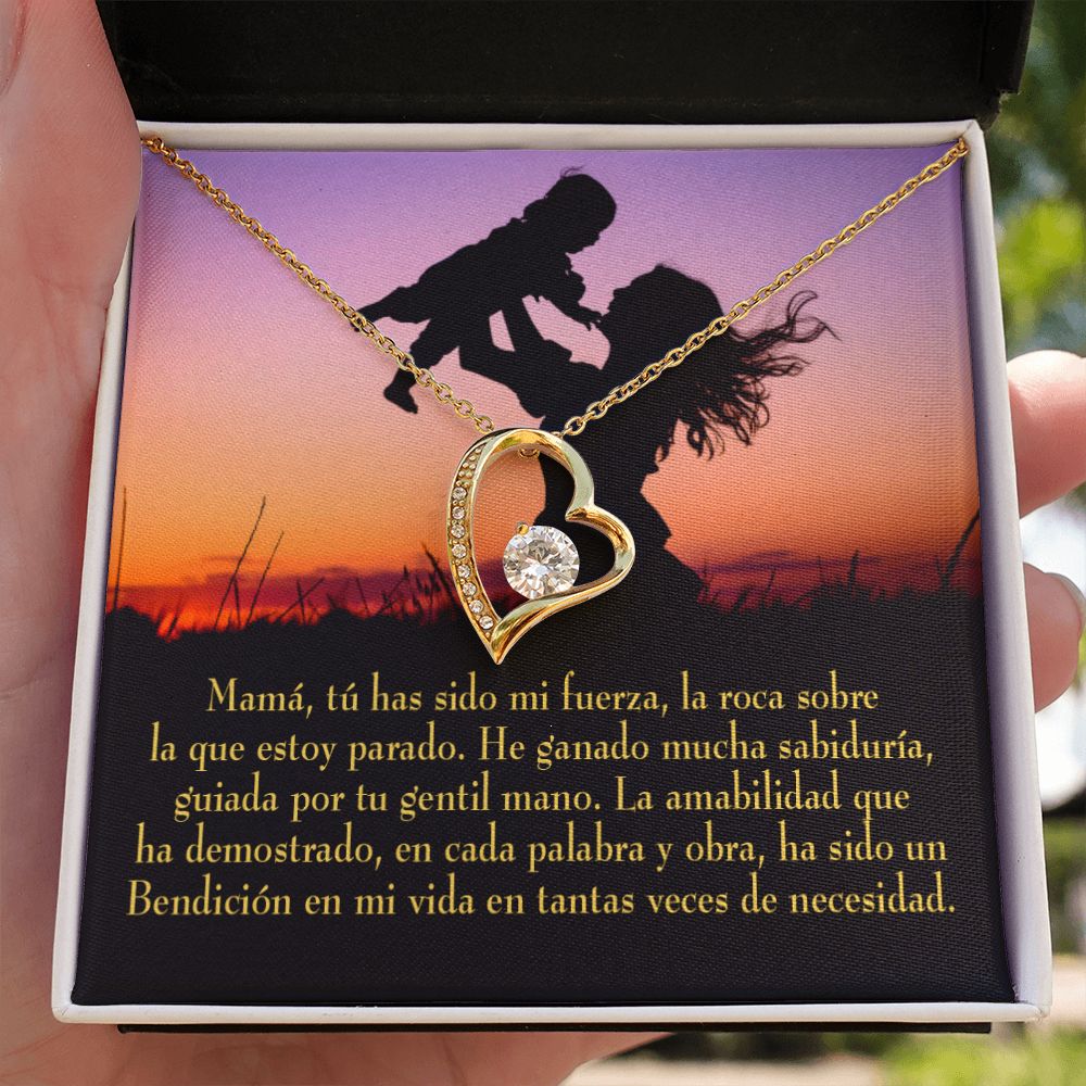 To Mom Message to Mom Forever Necklace w Message Card-Express Your Love Gifts