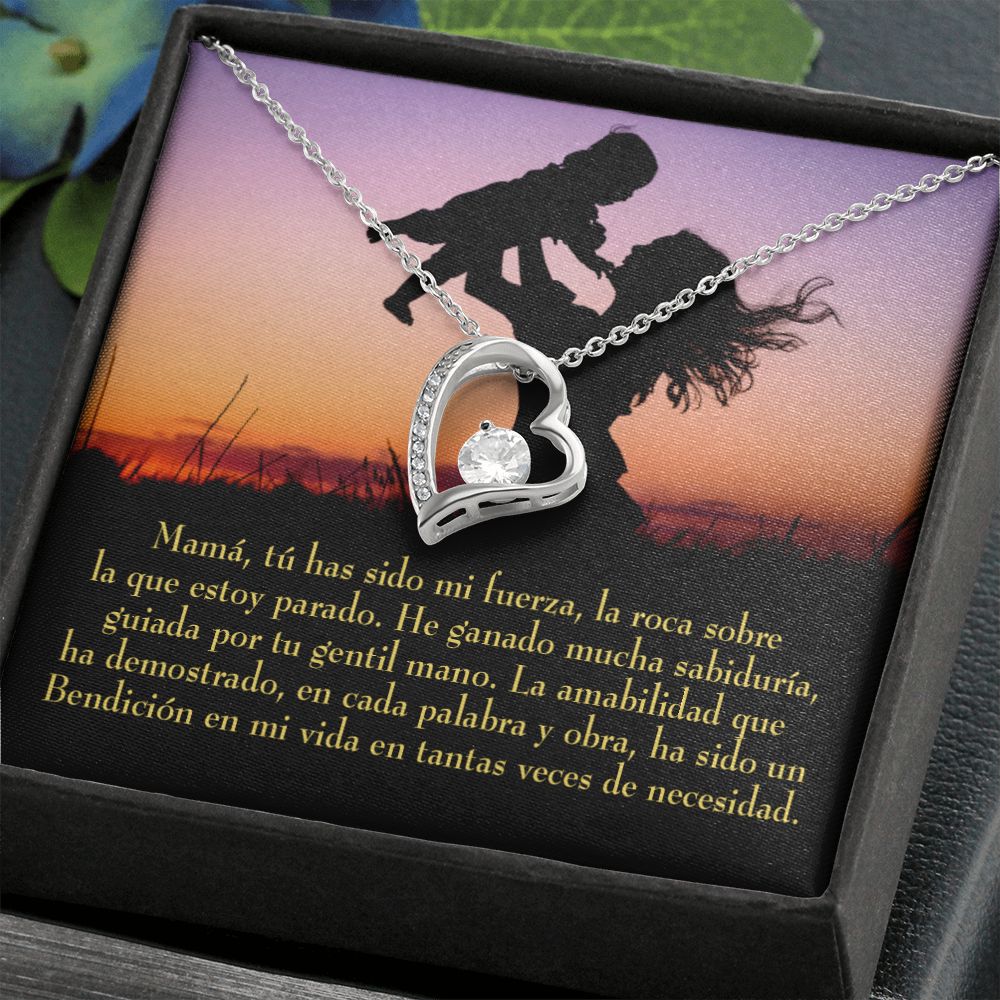 To Mom Message to Mom Forever Necklace w Message Card-Express Your Love Gifts