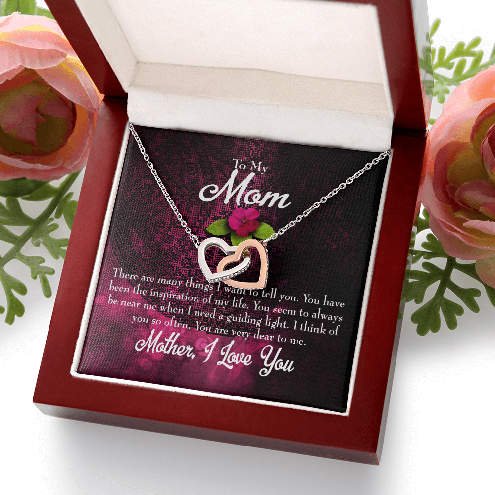 To Mom Message to Mother Inseparable Necklace-Express Your Love Gifts