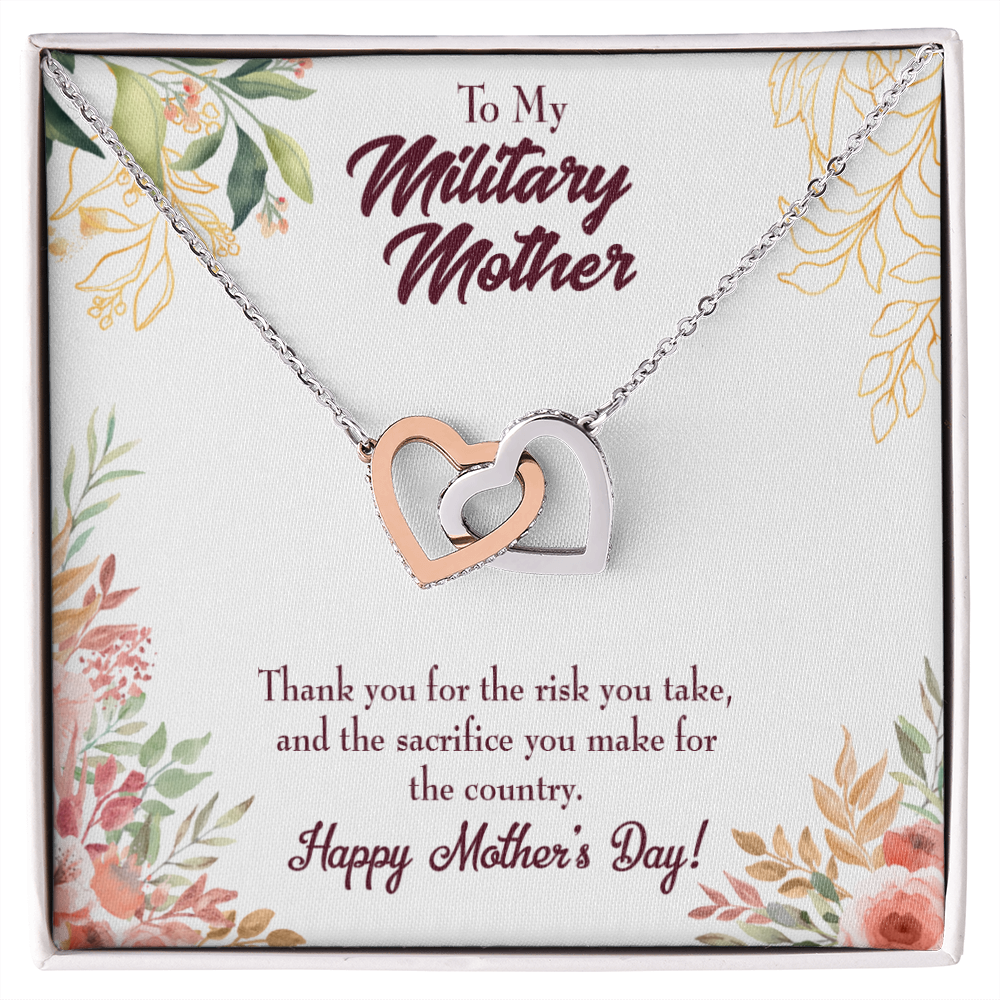 To Mom Military Mother Inseparable Necklace-Express Your Love Gifts