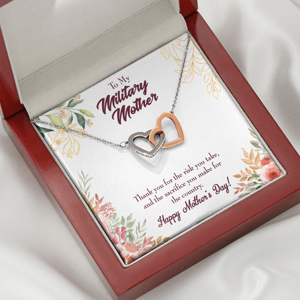 To Mom Military Mother Inseparable Necklace-Express Your Love Gifts