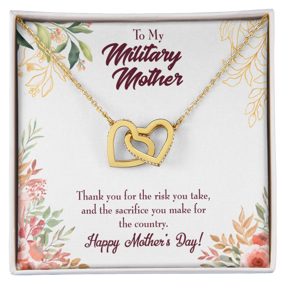 To Mom Military Mother Inseparable Necklace-Express Your Love Gifts