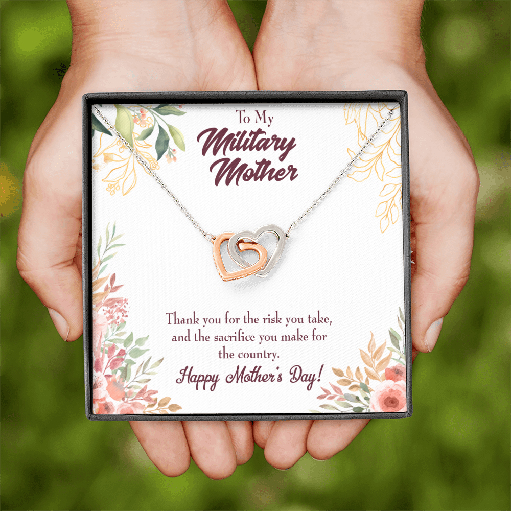 To Mom Military Mother Inseparable Necklace-Express Your Love Gifts