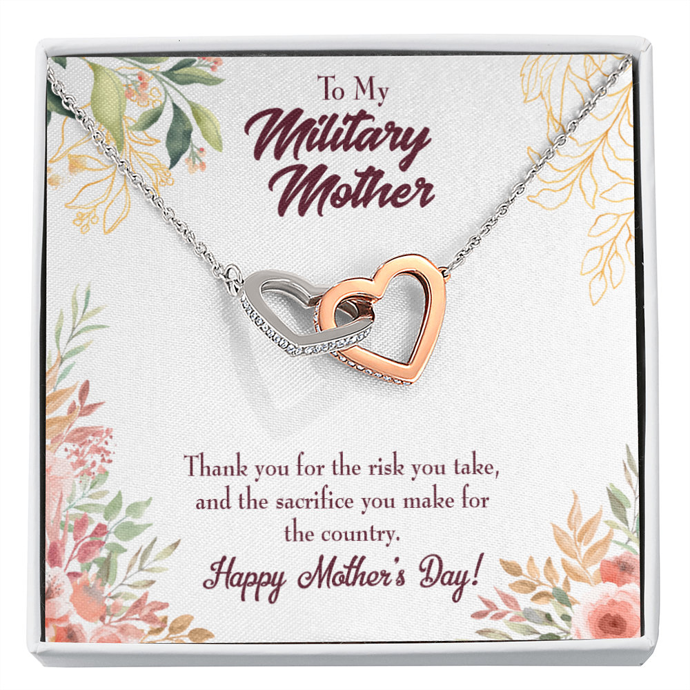 To Mom Military Mother Inseparable Necklace-Express Your Love Gifts