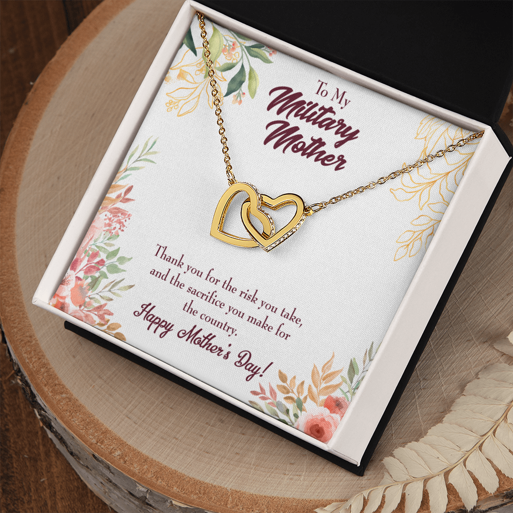 To Mom Military Mother Inseparable Necklace-Express Your Love Gifts