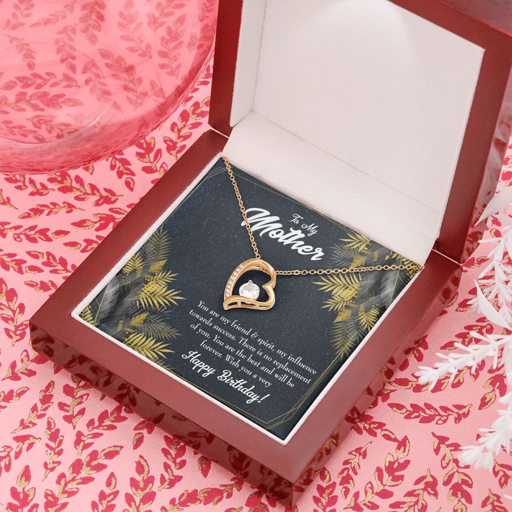 To Mom Mom Birthday Forever Necklace w Message Card-Express Your Love Gifts