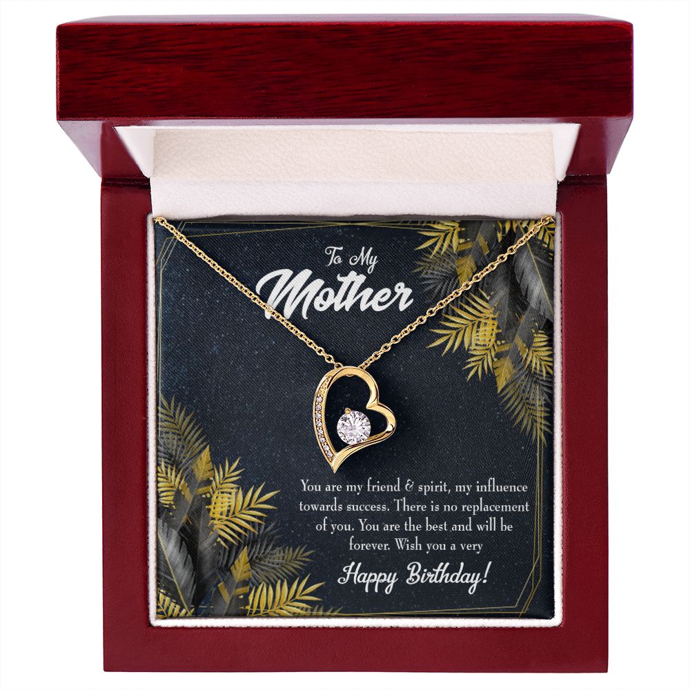 To Mom Mom Birthday Forever Necklace w Message Card-Express Your Love Gifts