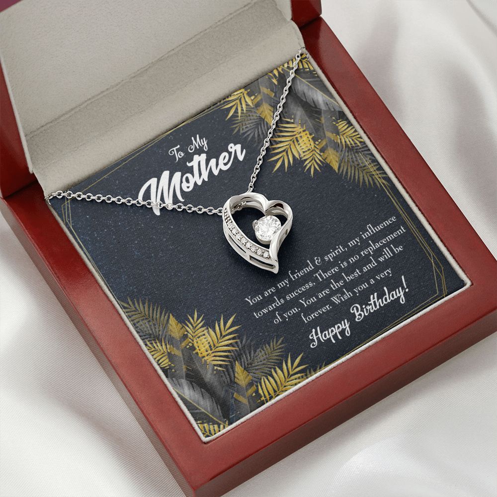 To Mom Mom Birthday Forever Necklace w Message Card-Express Your Love Gifts