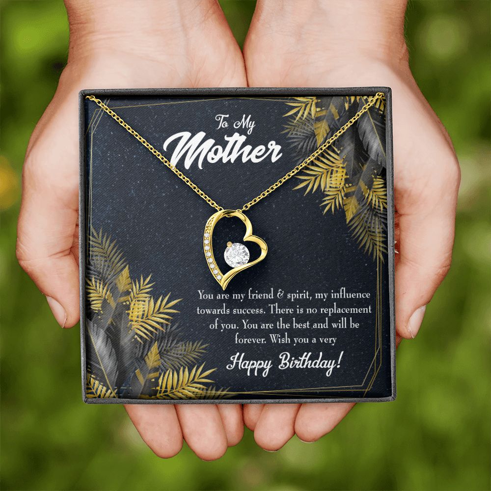 To Mom Mom Birthday Forever Necklace w Message Card-Express Your Love Gifts