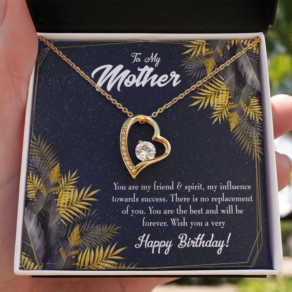 To Mom Mom Birthday Forever Necklace w Message Card-Express Your Love Gifts